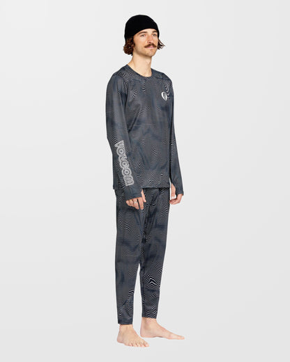 M V-Science First Layer T-Shirt - Black Print