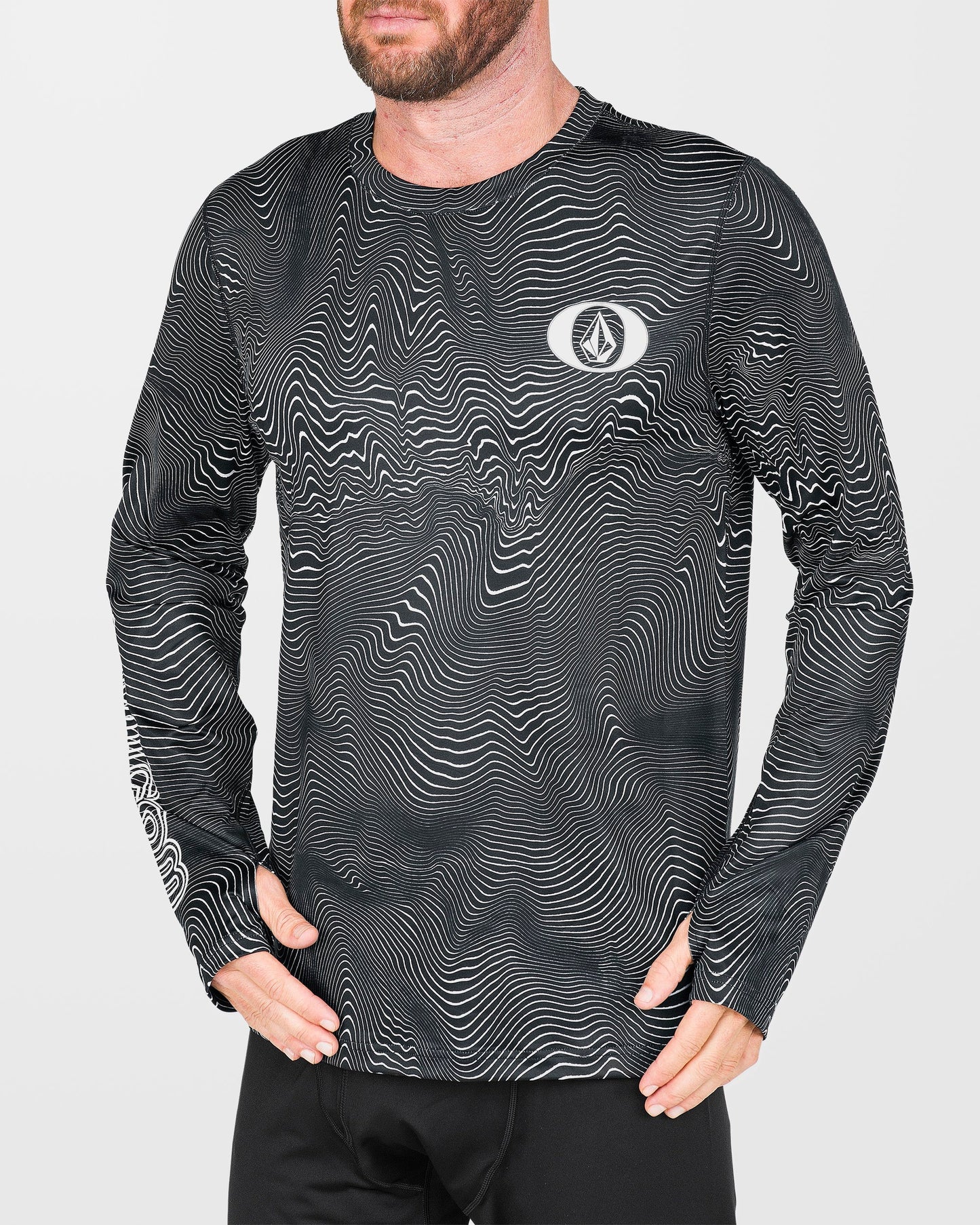 M V-Science First Layer T-Shirt - Black Print