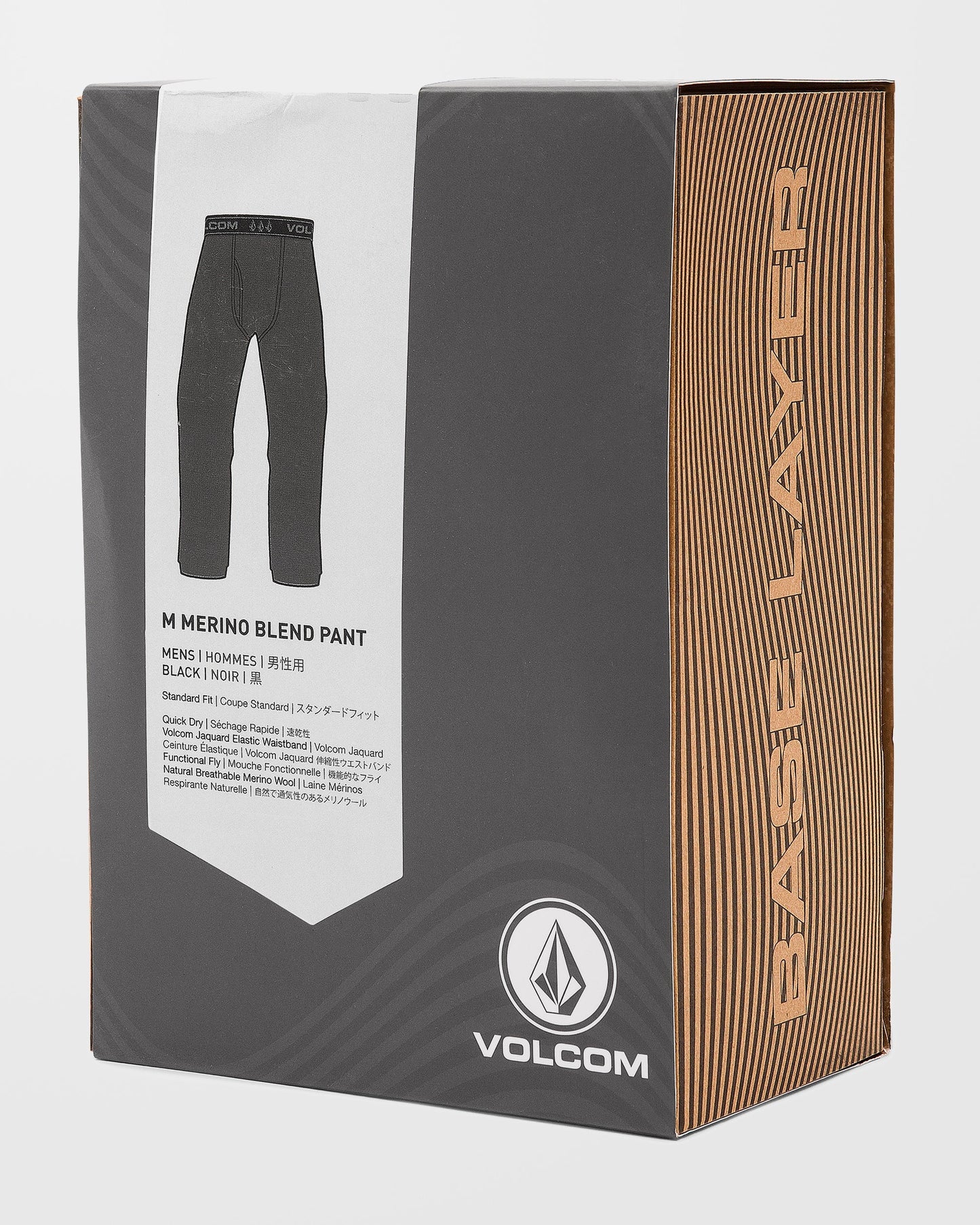 M Merino Blend First Layer Pants - Black