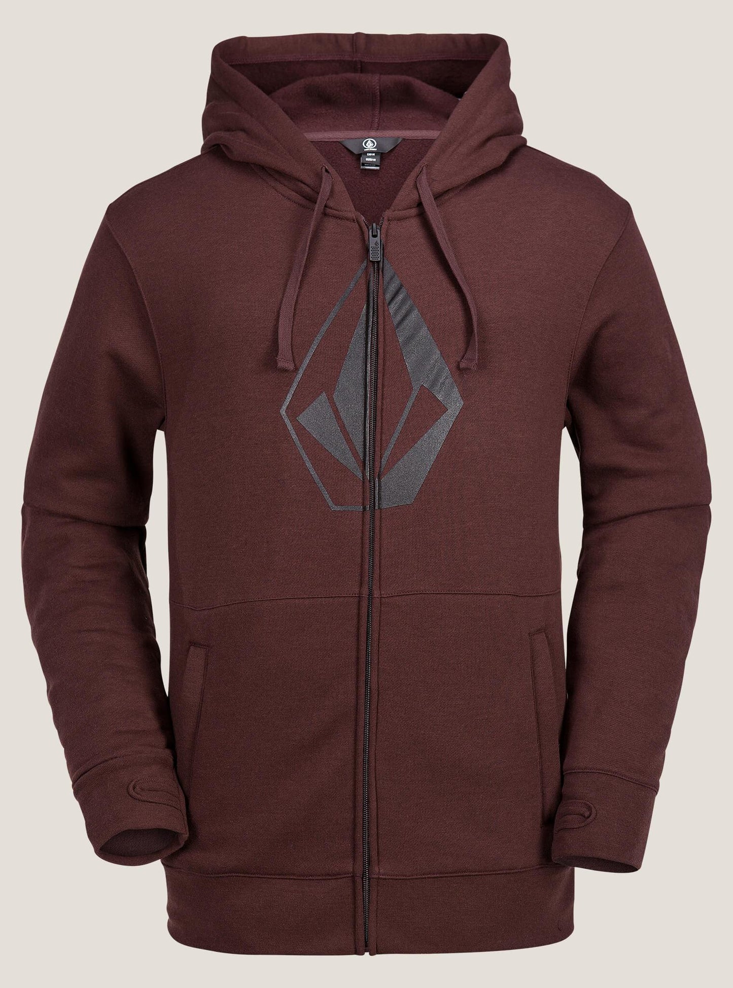 Jla Stone Zip Sweatshirt - Burnt Red