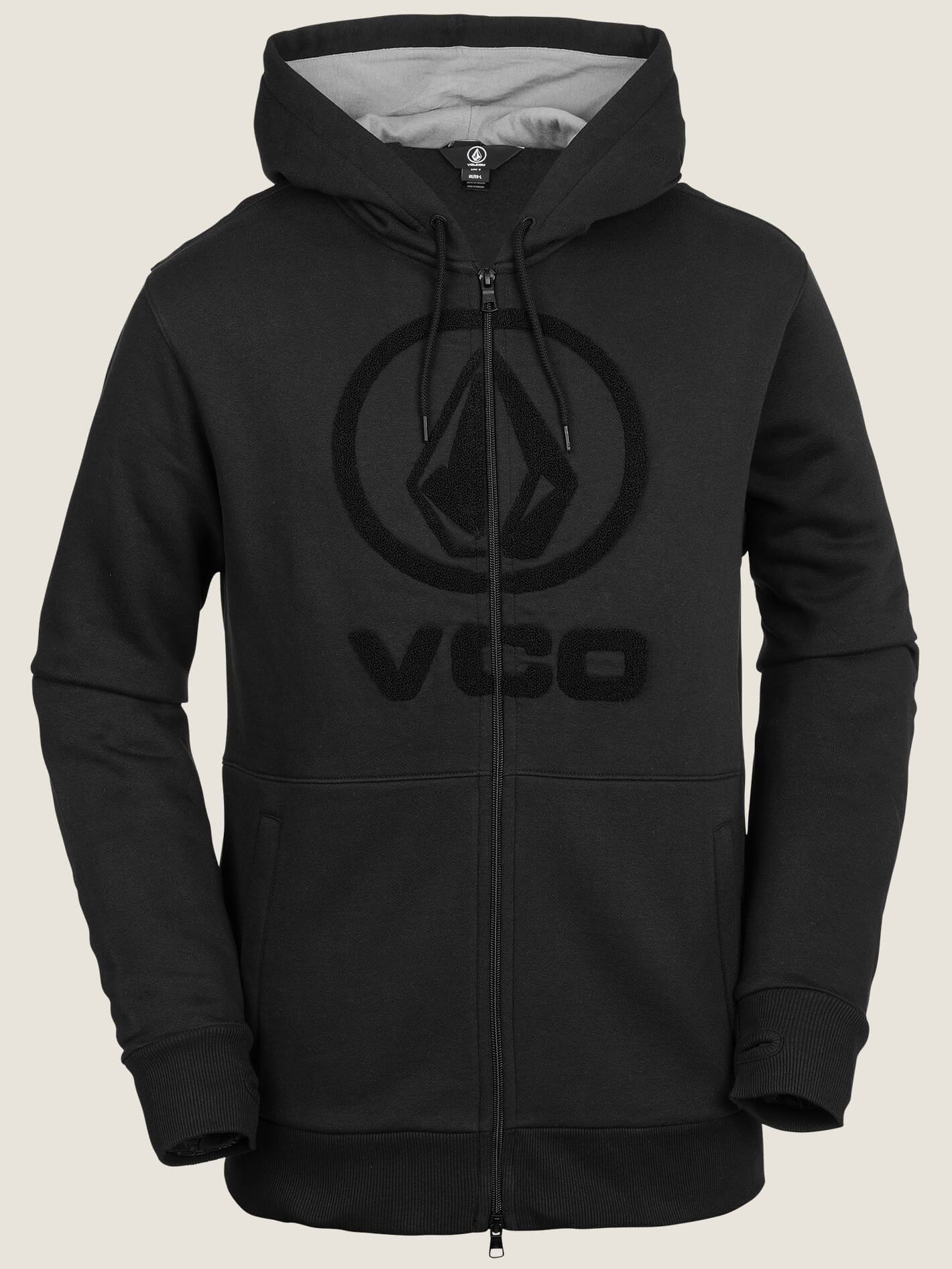 Stone Terry Sweatshirt - Black