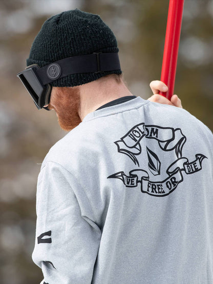 Pat Moore Sweatshirt - GRAU MELIERT