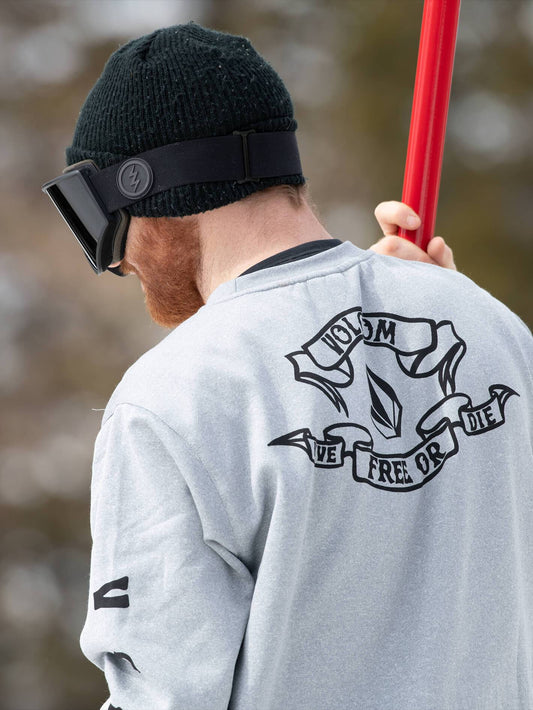 Pat Moore Sweatshirt - GRAU MELIERT