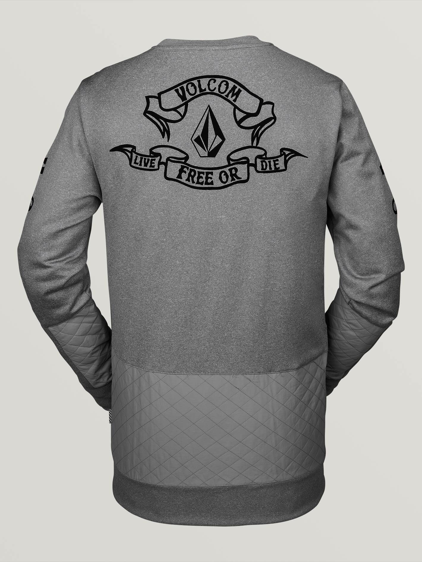 Pat Moore Sweatshirt - GRAU MELIERT