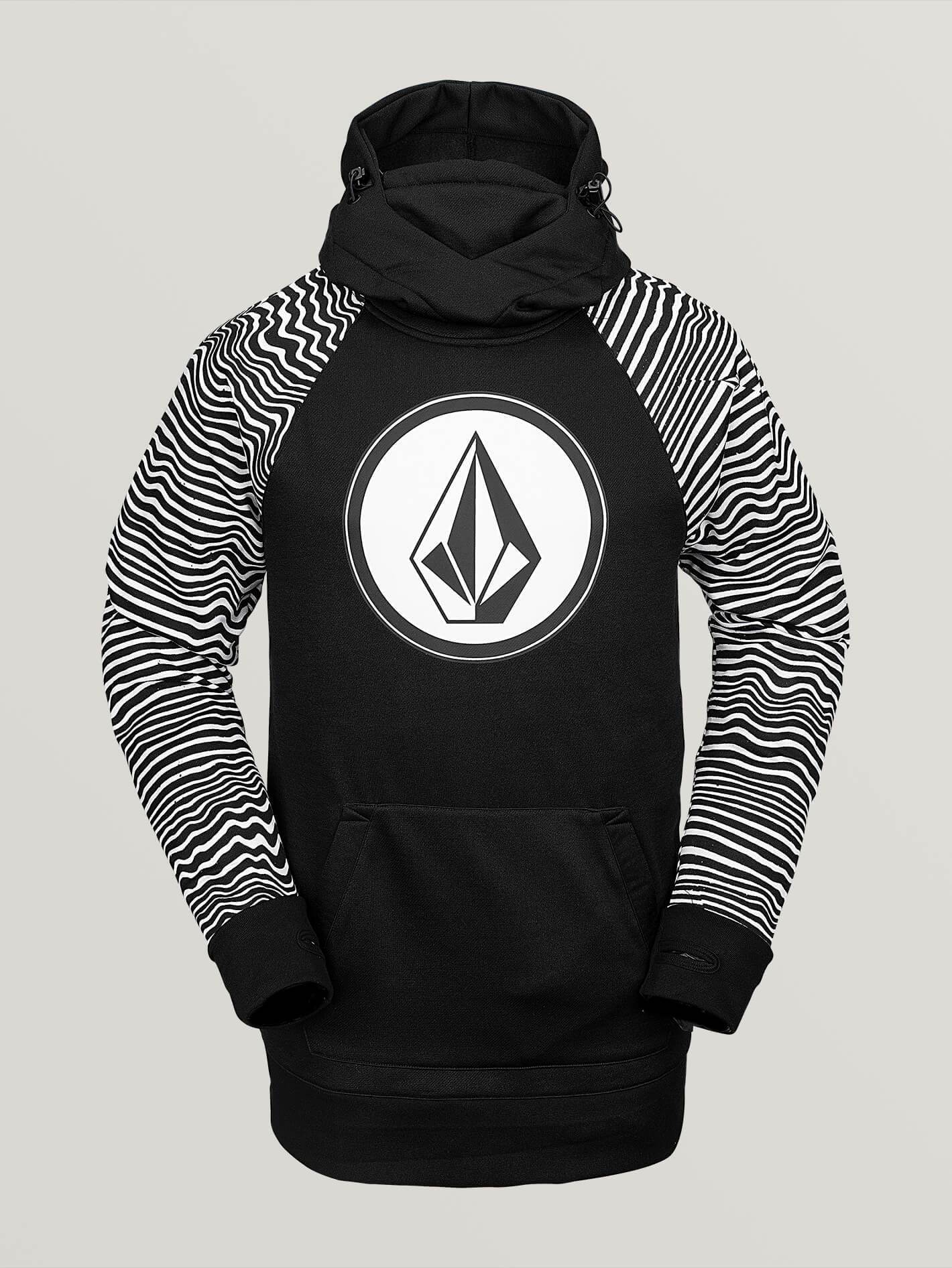 Hydro Snow Hoodie – SCHWARZER STREIFEN