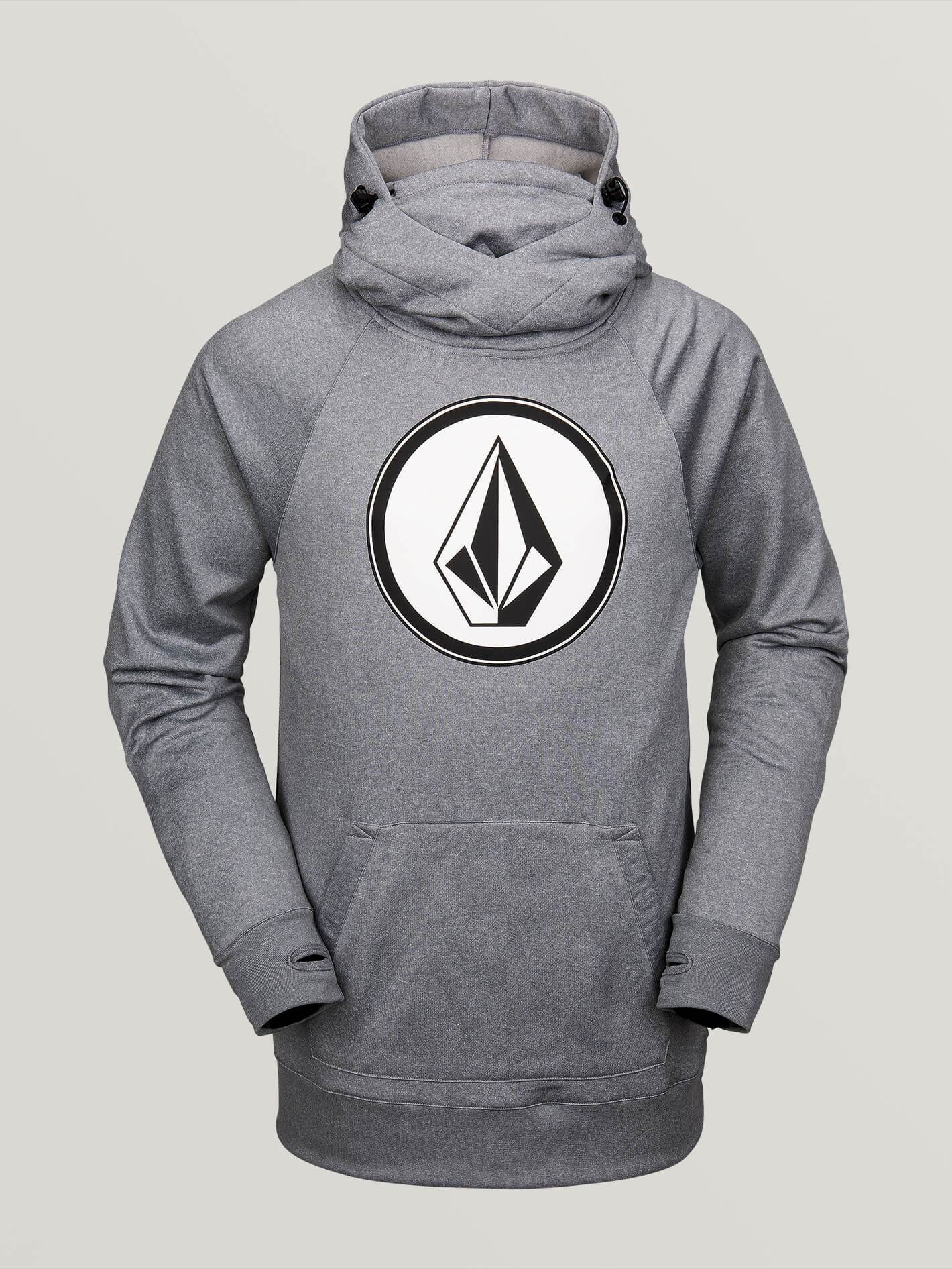 Hydro Snow Hoodie - HEATHER GRAY