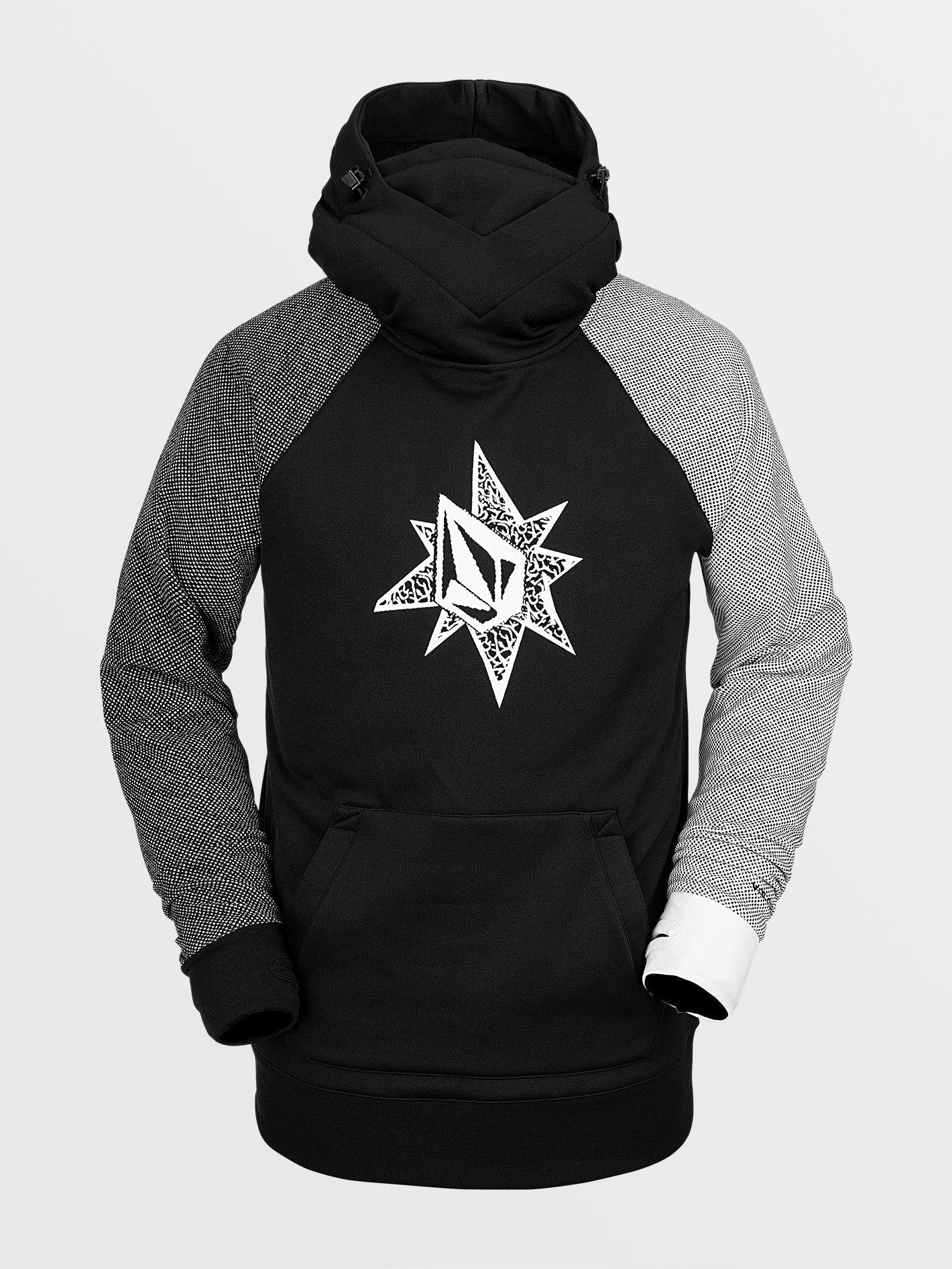 Sweat à capuche Hydro Riding - Black Check