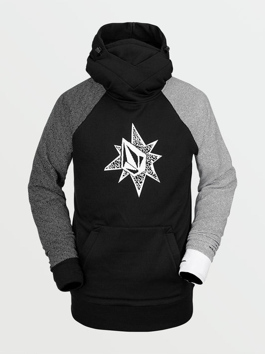 Hydro Riding Hoodie – Schwarz kariert