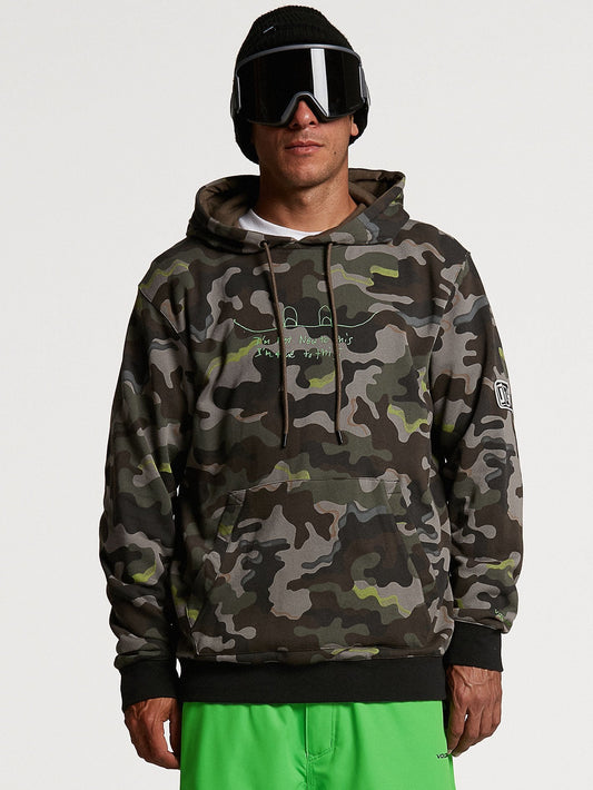 JLA Fleece-Sweatshirt – Armee