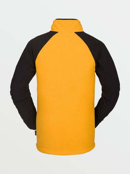 1/2 Zip Sweatshirt in Polartec - RESIN GOLD