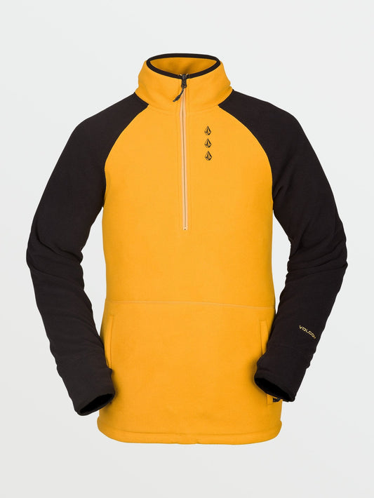 Sweat 1/2 Zip en Polartec - RESIN GOLD