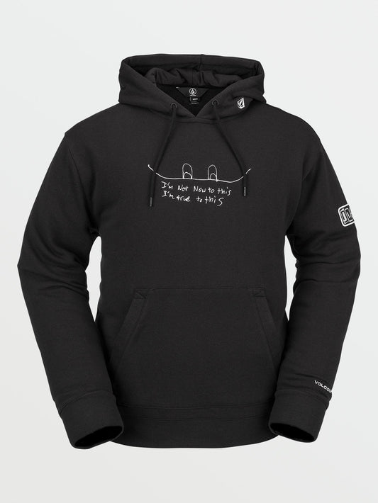 Sweat à capuche polaire Jla - BLACK