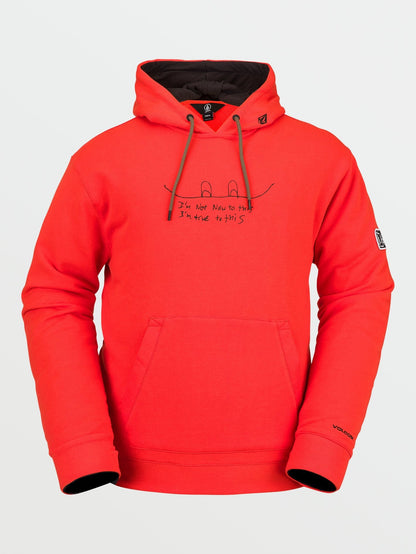 Jla Fleece Hoodie - ORANGE