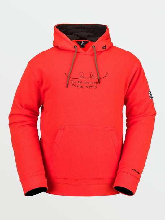 Sweat à capuche polaire Jla - ORANGE