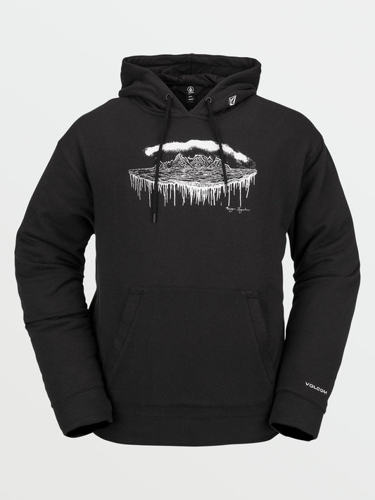 Sweat à capuche polaire Di - BLACK