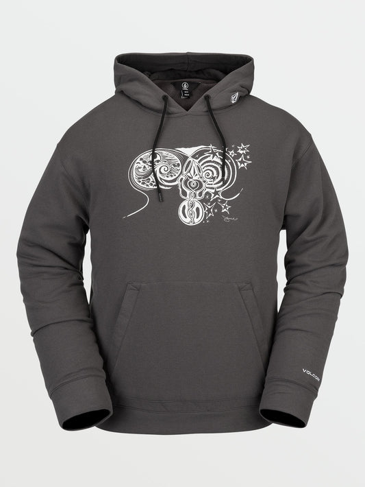 Sweat à capuche polaire Di - DARK GREY