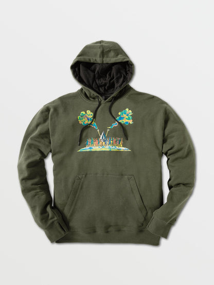 Di Fleece-Hoodie - SÄTTIGTES GRÜN