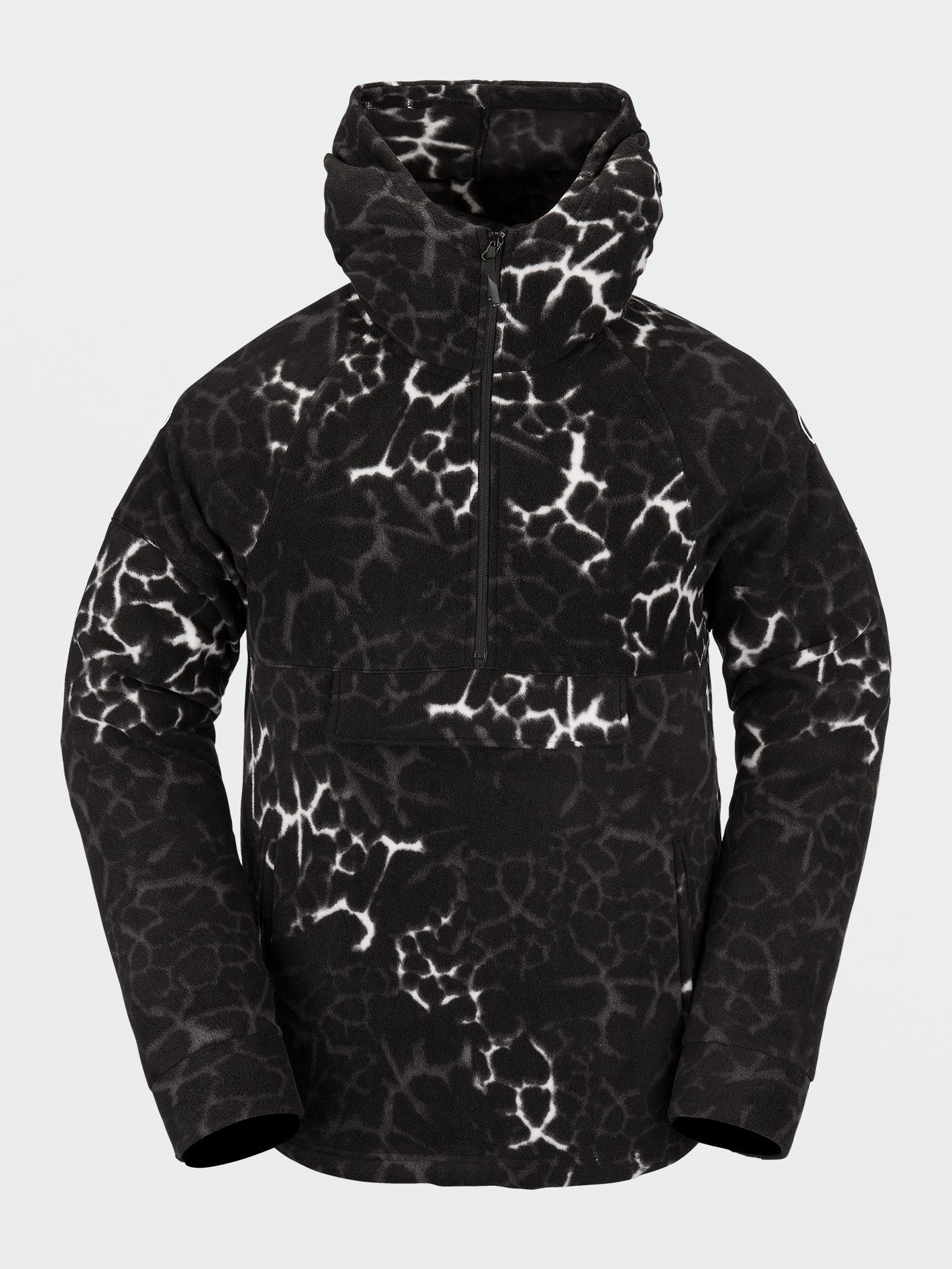 Sweat à capuche V-Science Fleece 1/2 Zip - Black Giraffe