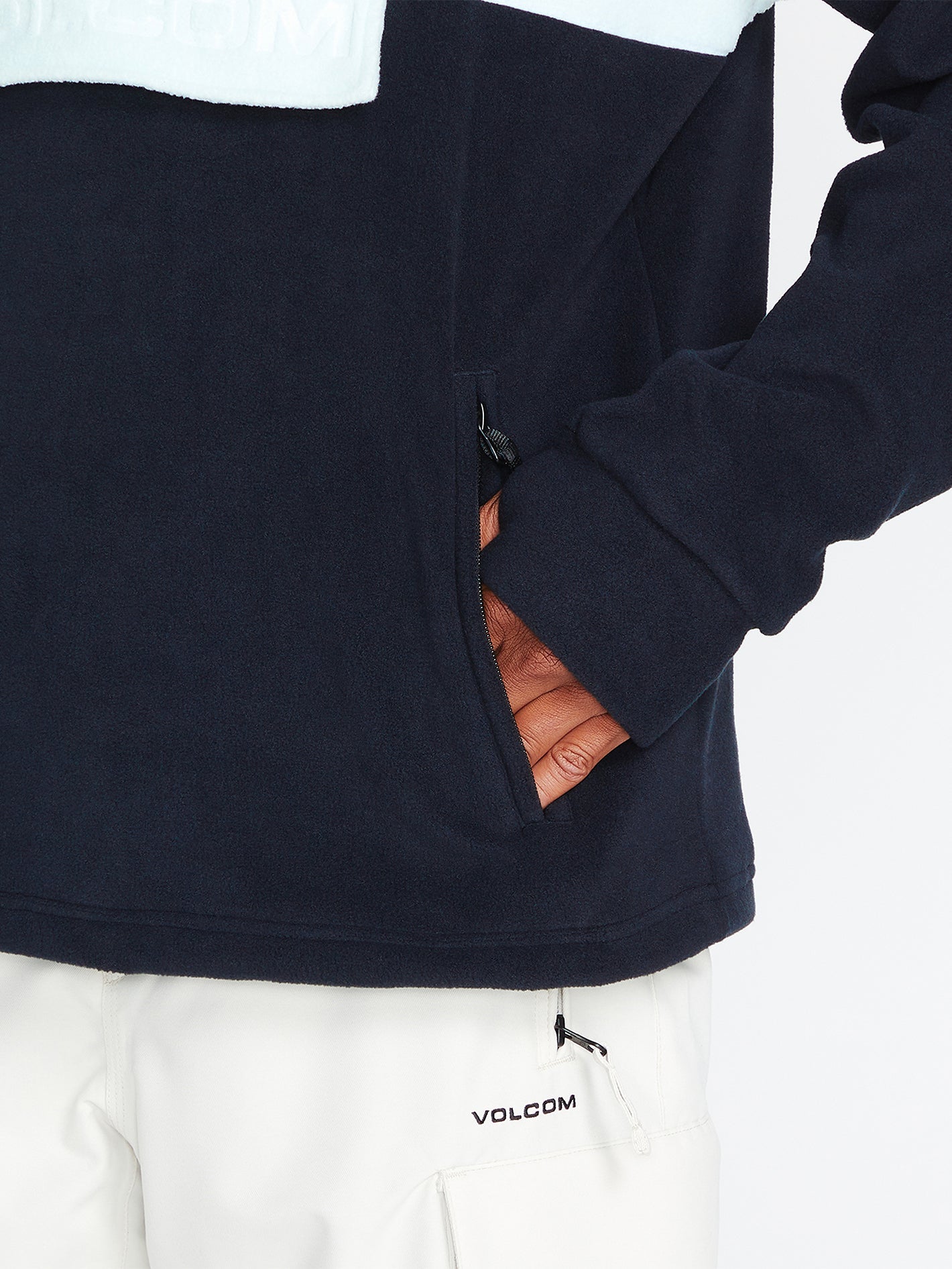 Sweat à capuche V-Science Fleece 1/2 Zip - Sky