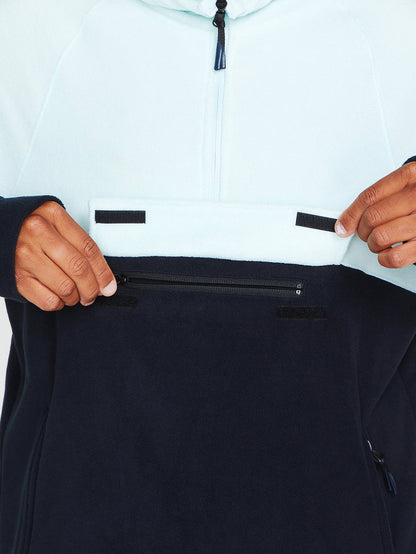 Sweat à capuche V-Science Fleece 1/2 Zip - Sky