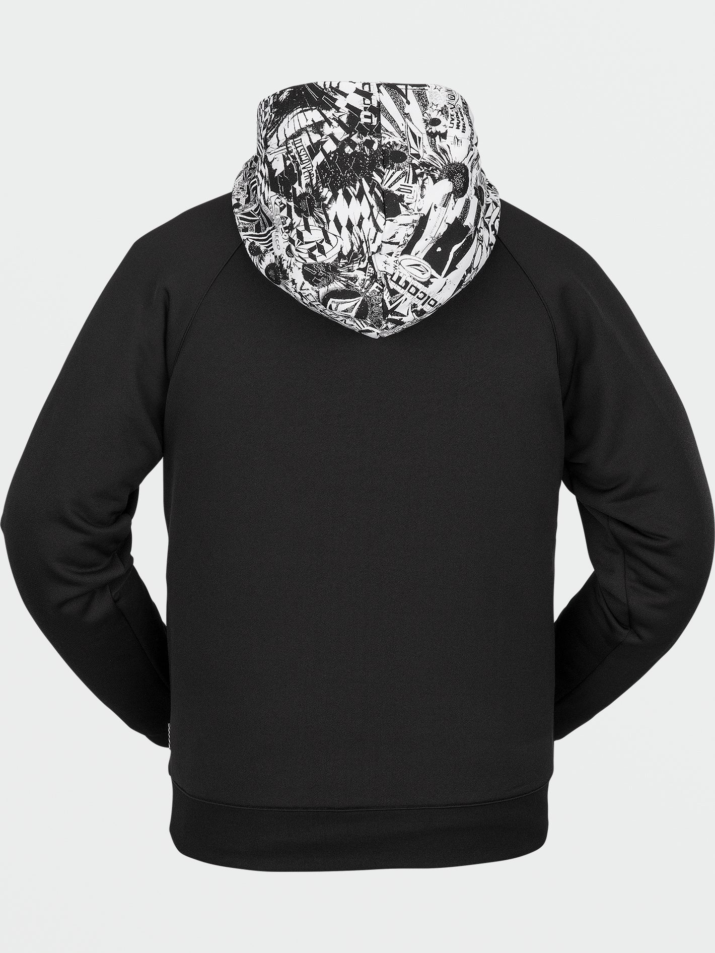 Hydro Riding Hoodie - Schwarz Weiß