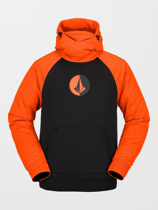 Sweat à capuche Hydro Riding - Orange Shock