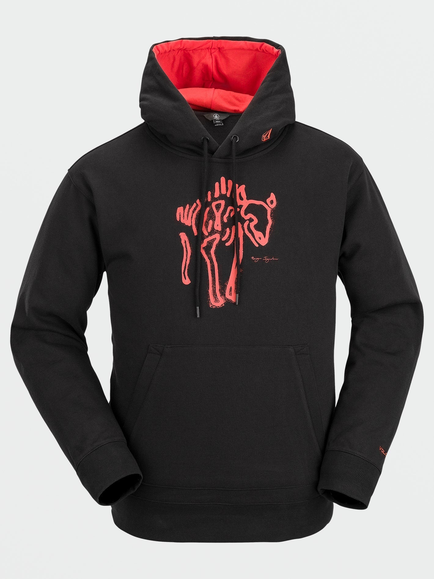 Sweat à capuche D. I. Fleece - Black