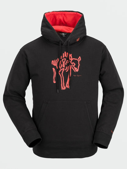 Sweat à capuche D. I. Fleece - Black