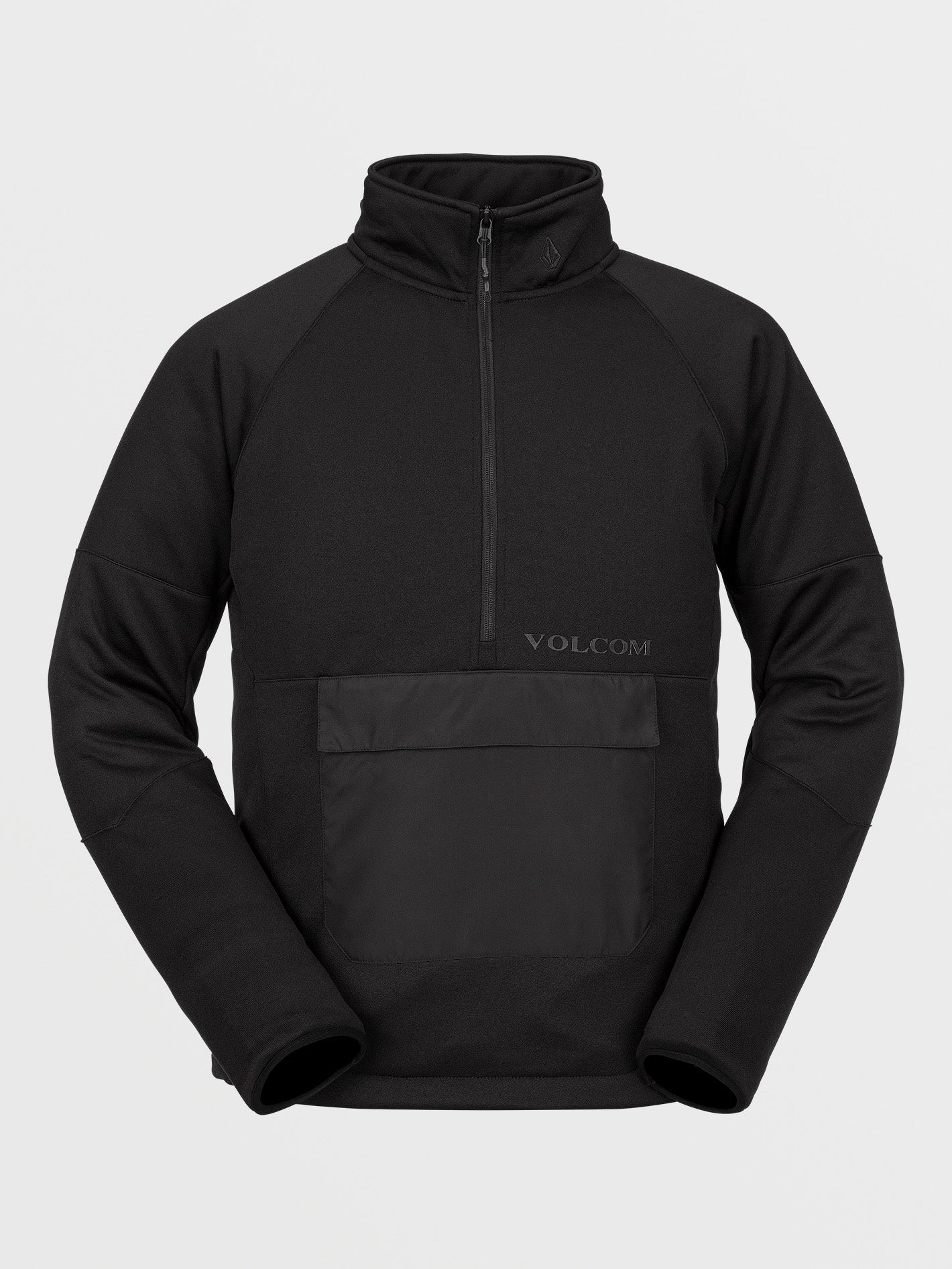 Sweatshirt mit Reißverschluss aus Tech Fleece – SCHWARZ
