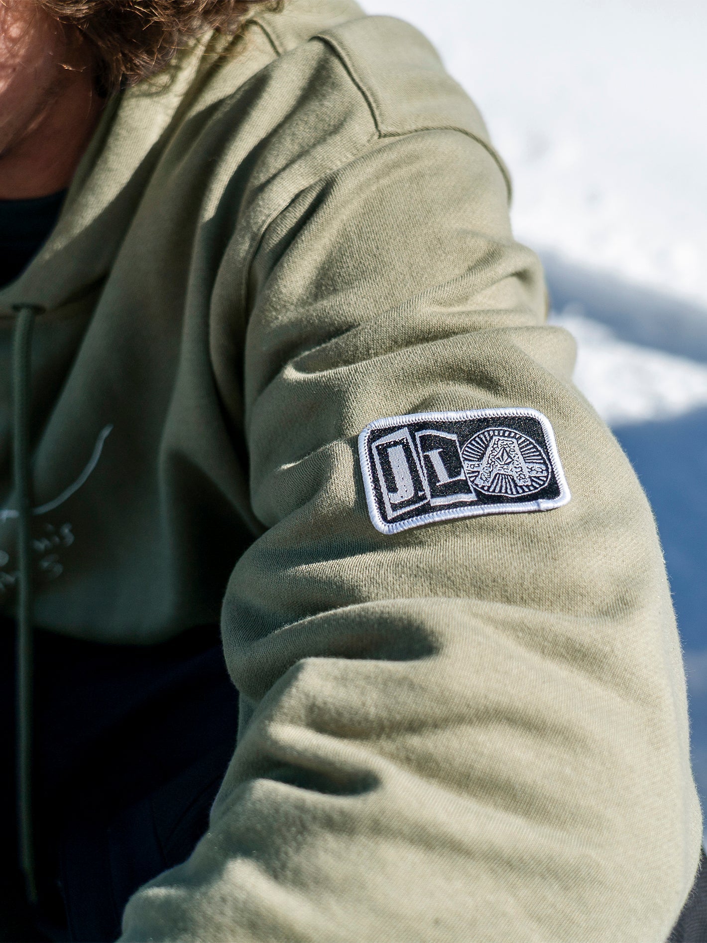 Sweat à capuche D.I. - LIGHT MILITARY