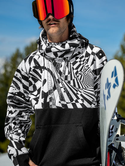 Hydro Riding Hoodie - SCHWARZ WEISS