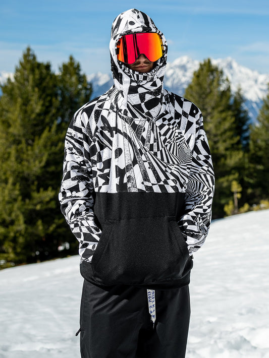 Hydro Riding Hoodie - SCHWARZ WEISS