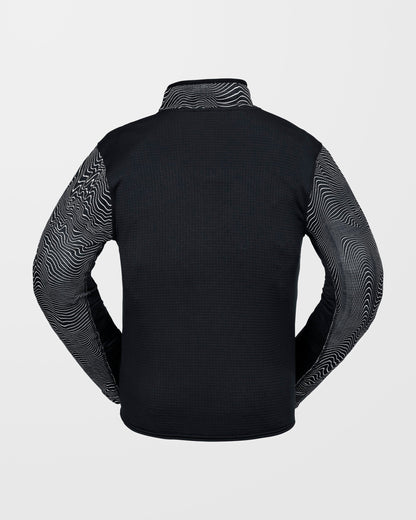 Sweat Gridlock Second Layer Fleece - Black Print
