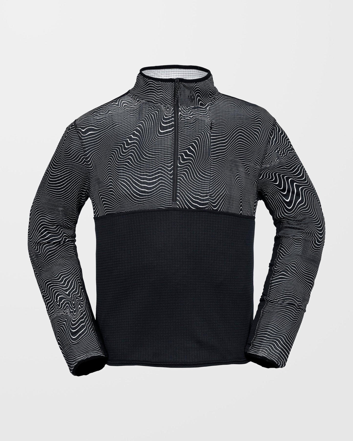 Sweat Gridlock Second Layer Fleece - Black Print