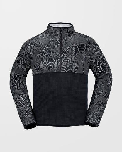 Sweat Gridlock Second Layer Fleece - Black Print