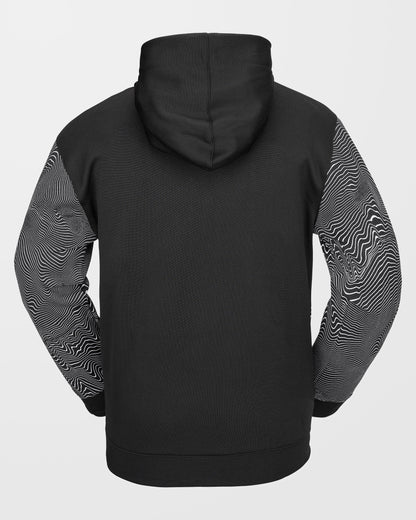 Hydro Riding Hoodie – Schwarzer Aufdruck
