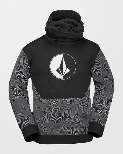Hydro Riding Hoodie – Schwarzer Aufdruck
