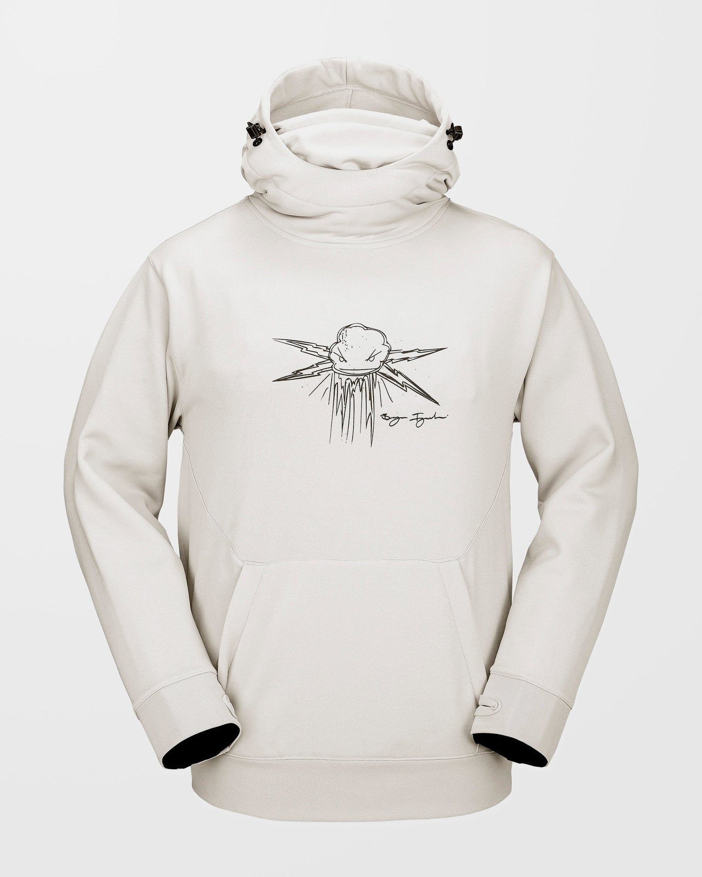 Hydro Riding Hoodie - Stein