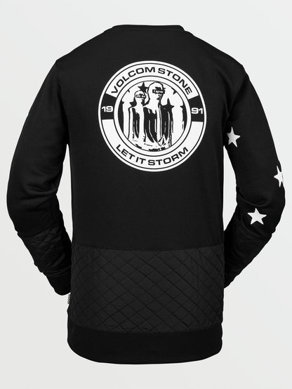 Let It Storm Fleece-Sweatshirt - Schwarz