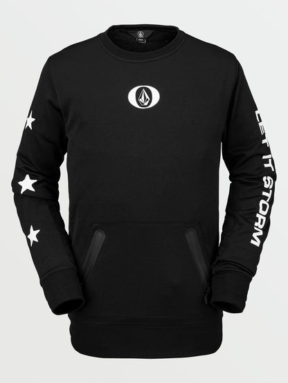 Let It Storm Fleece-Sweatshirt - Schwarz