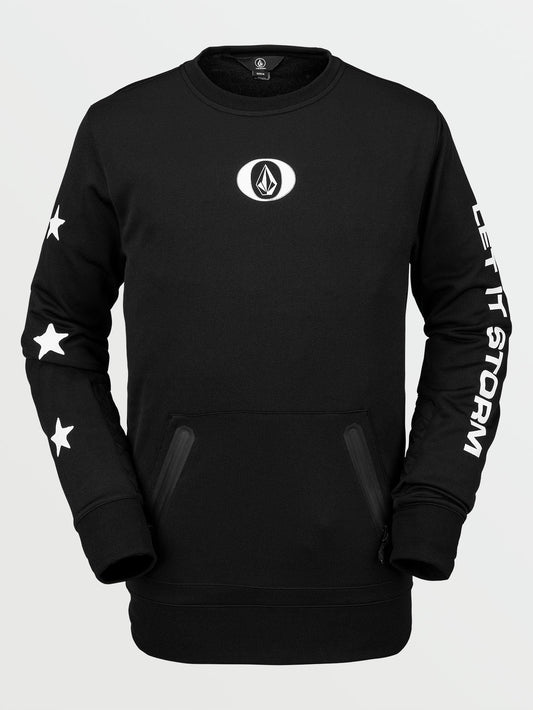 Let It Storm Fleece-Sweatshirt - Schwarz