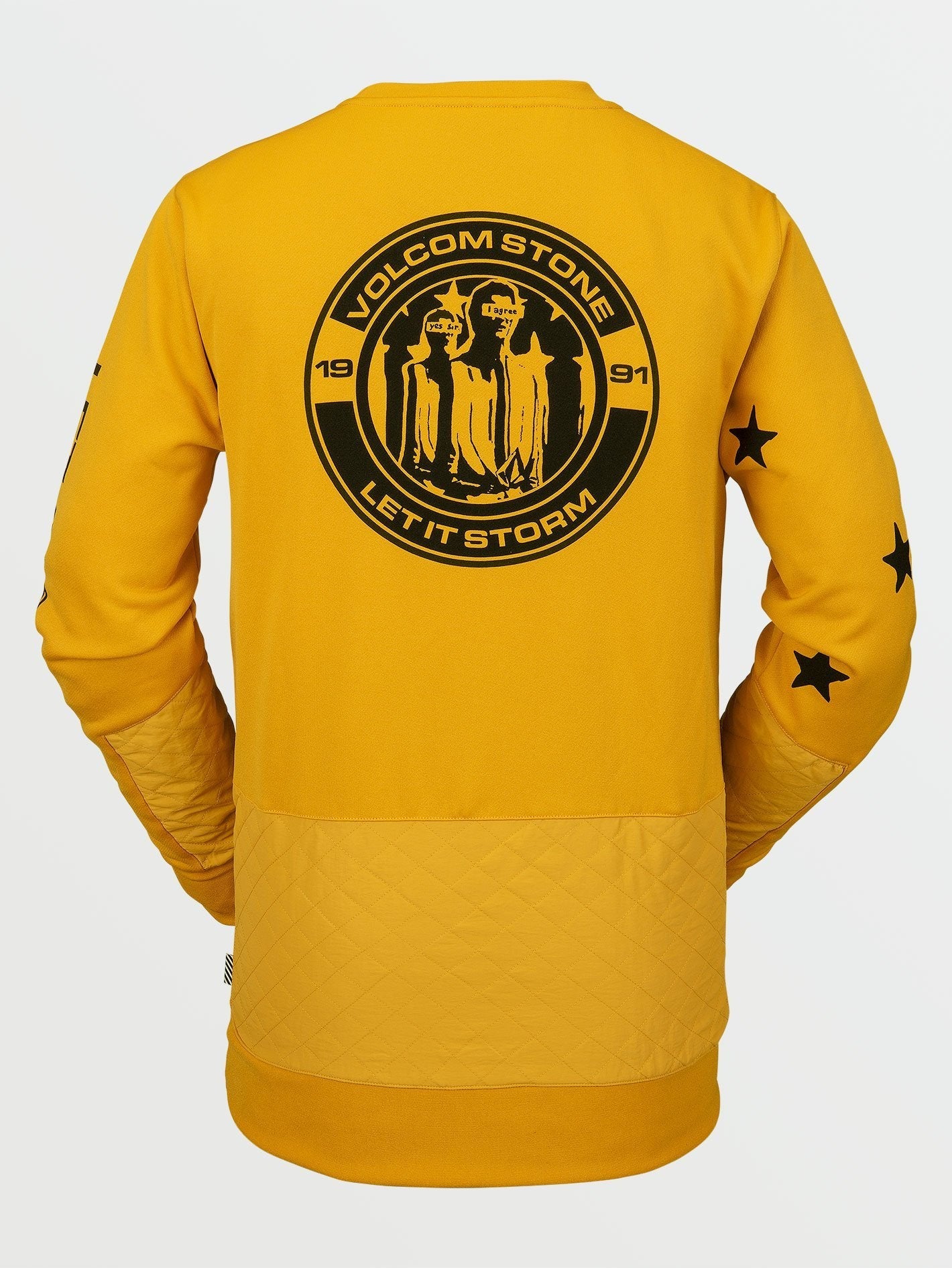 Let It Storm Fleece Sweatshirt - Resin Gold