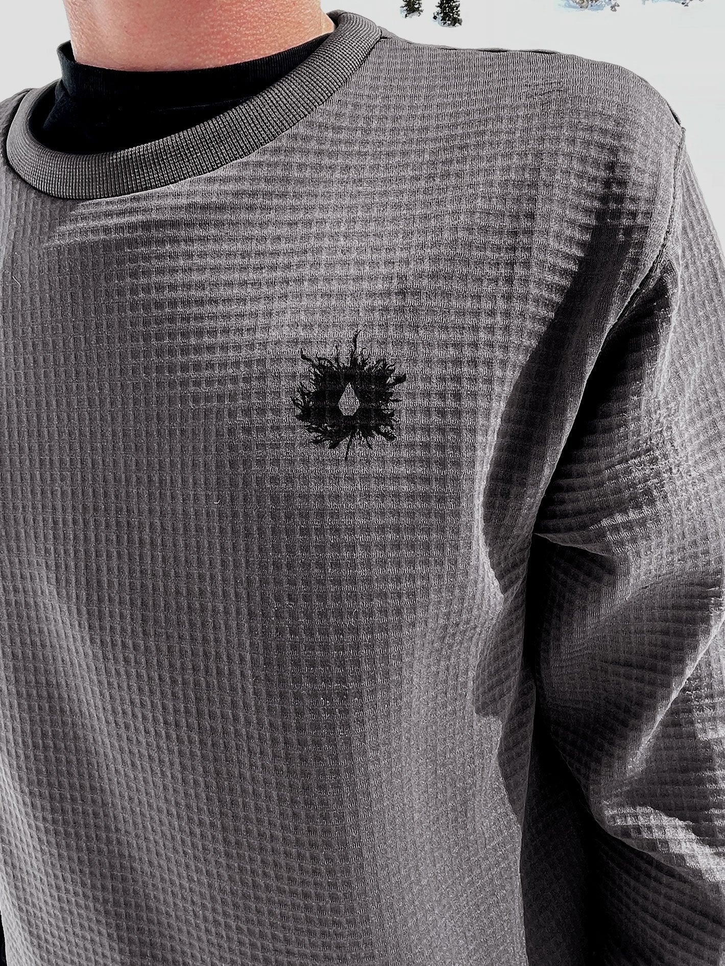 Mens Polartec Sweatshirt - DARK GRAY