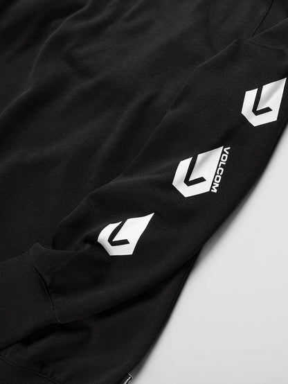 Core Hydro Crew Sweatshirt - BLACK