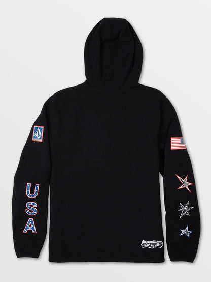 USST Polartec Fleece Hoodie - OU SCHWARZ