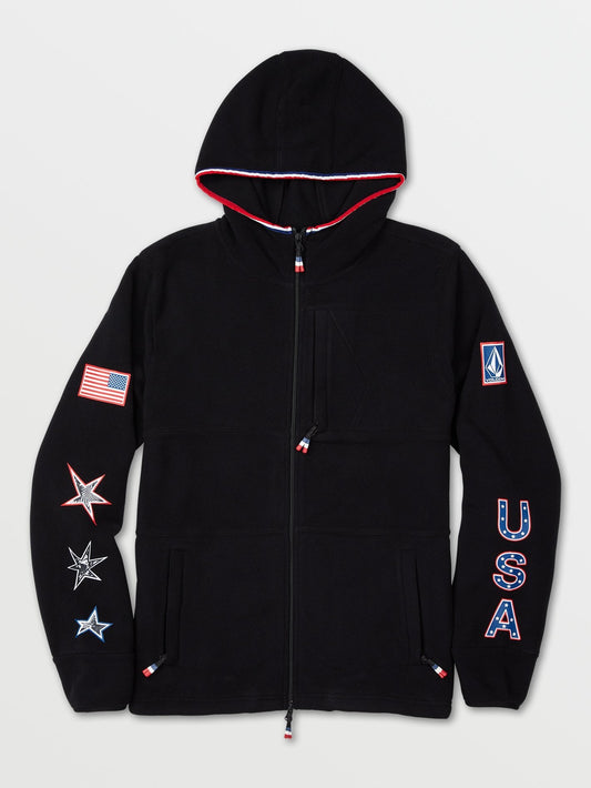 USST Polartec Fleece Hoodie - OU SCHWARZ