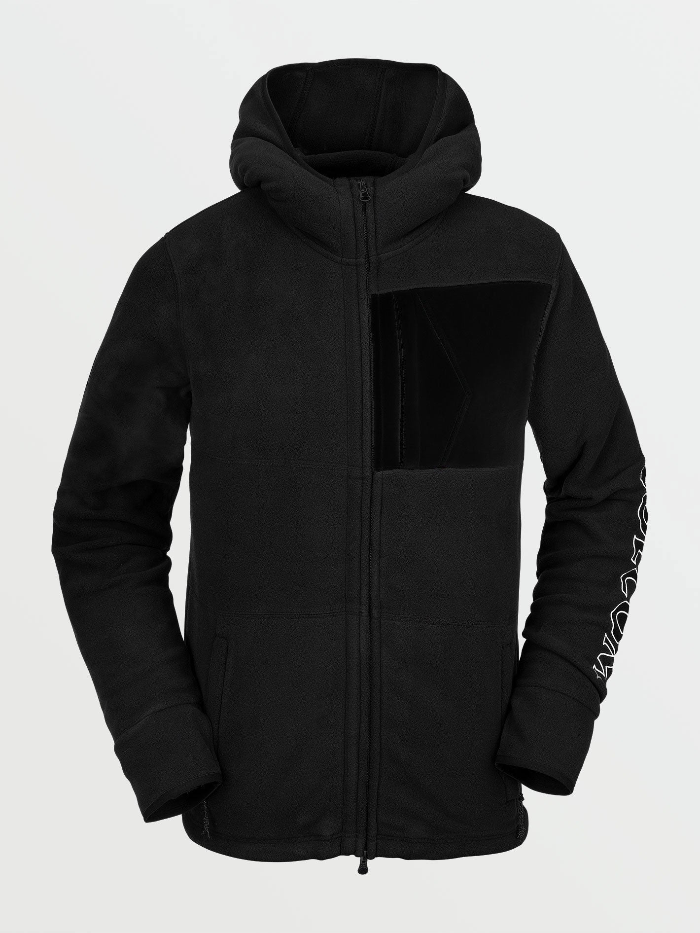 Polartec® Fleece-Sweatshirt – Schwarz