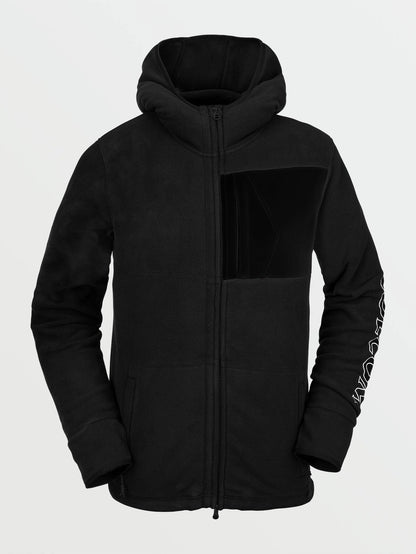 Polartec® Fleece-Sweatshirt – Schwarz