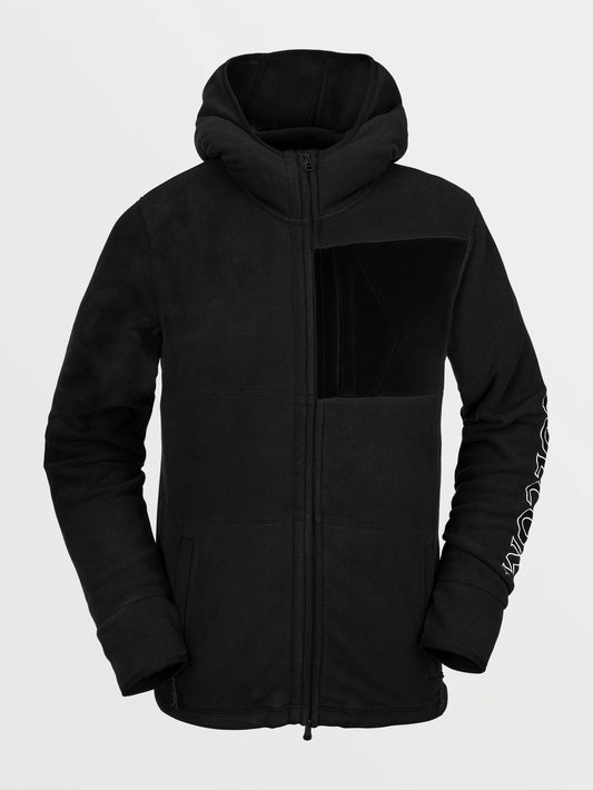 Polartec® Fleece-Sweatshirt – Schwarz