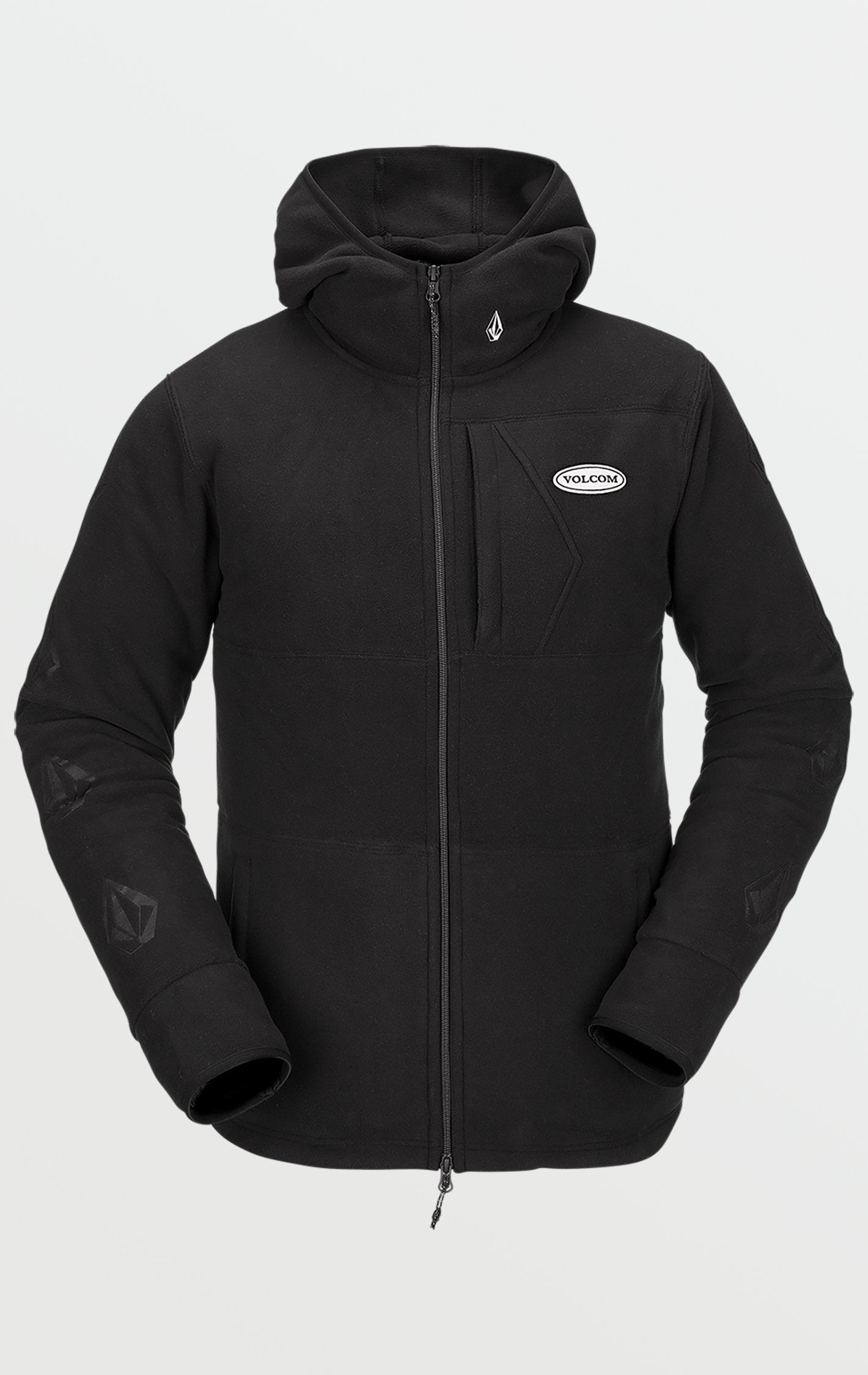 Polartec Fleece Sweatshirt - BLACK
